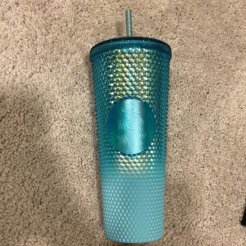 Starbucks 2023 Ombré light blue Studded Tumbler